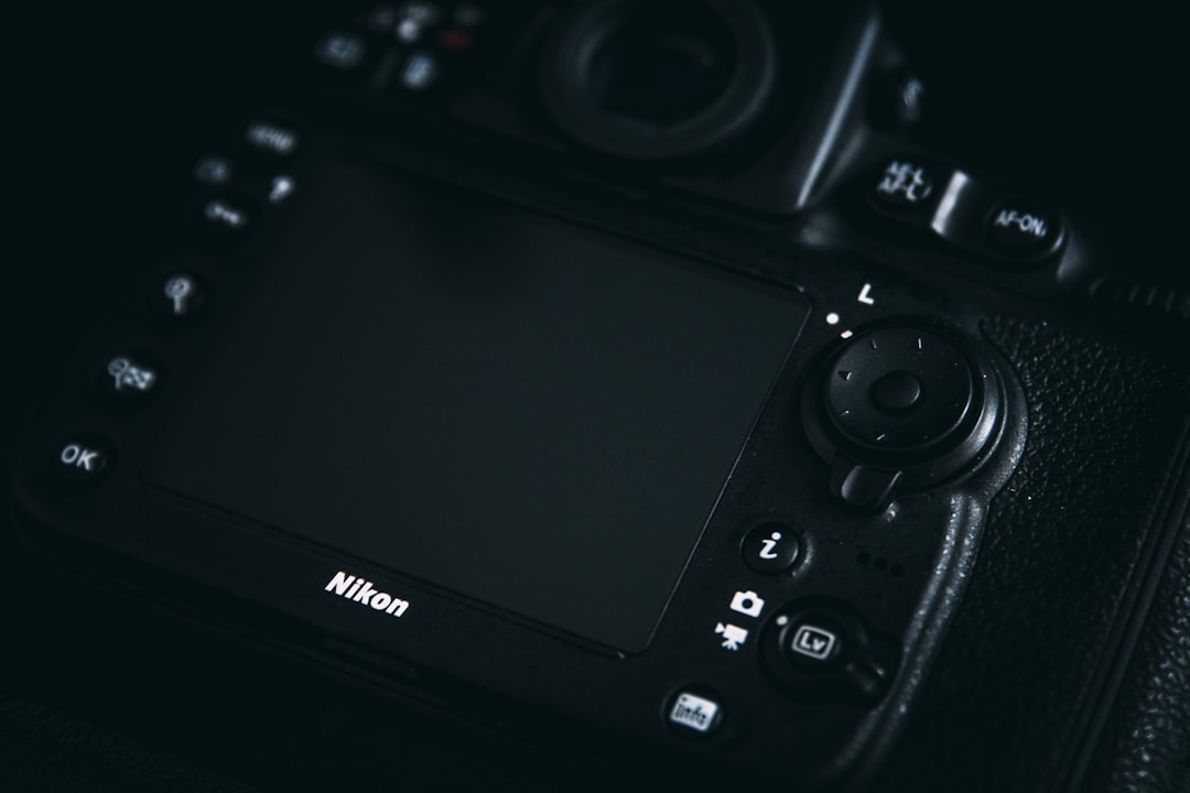 black Nikon DSLR camera