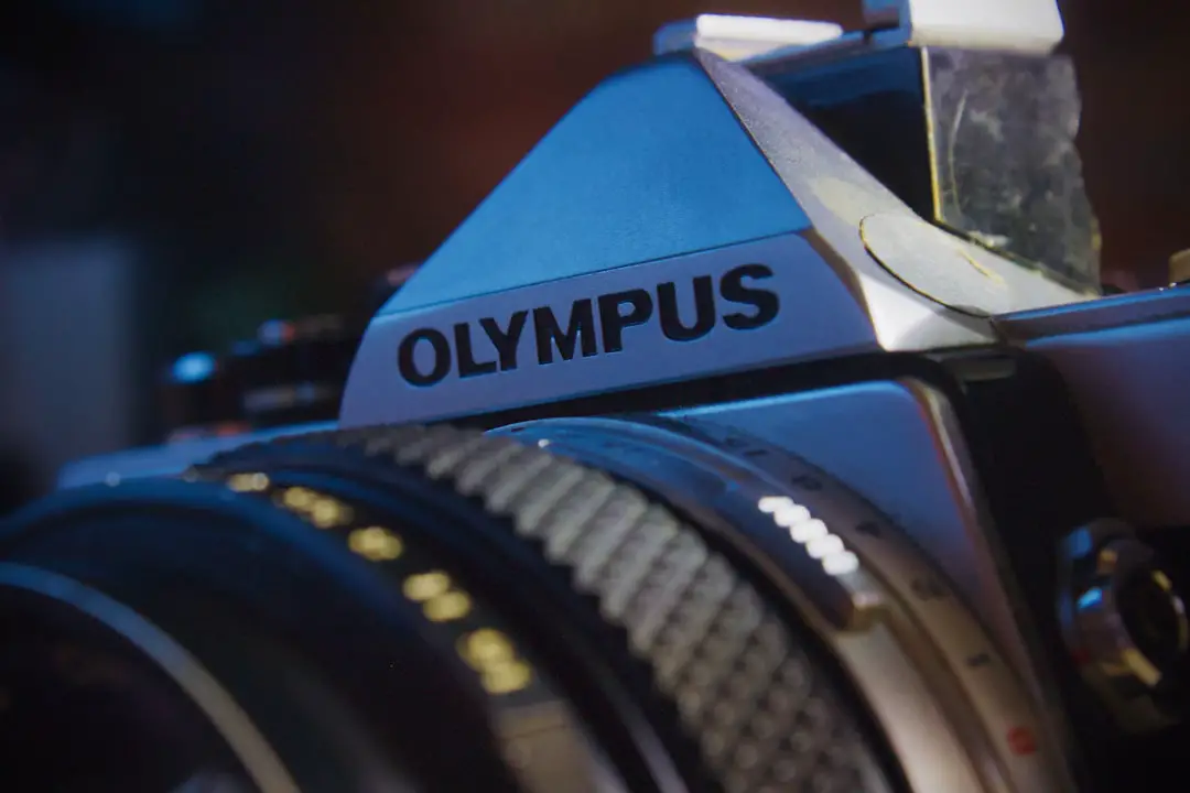 a close-up of a blue and white machine